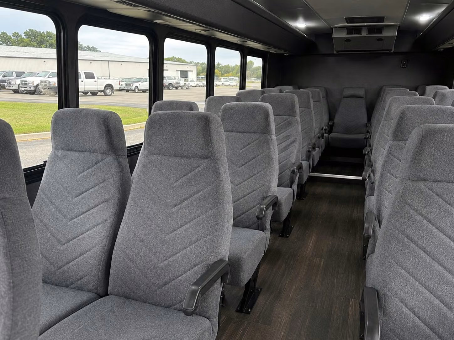 18 passenger minibus interior