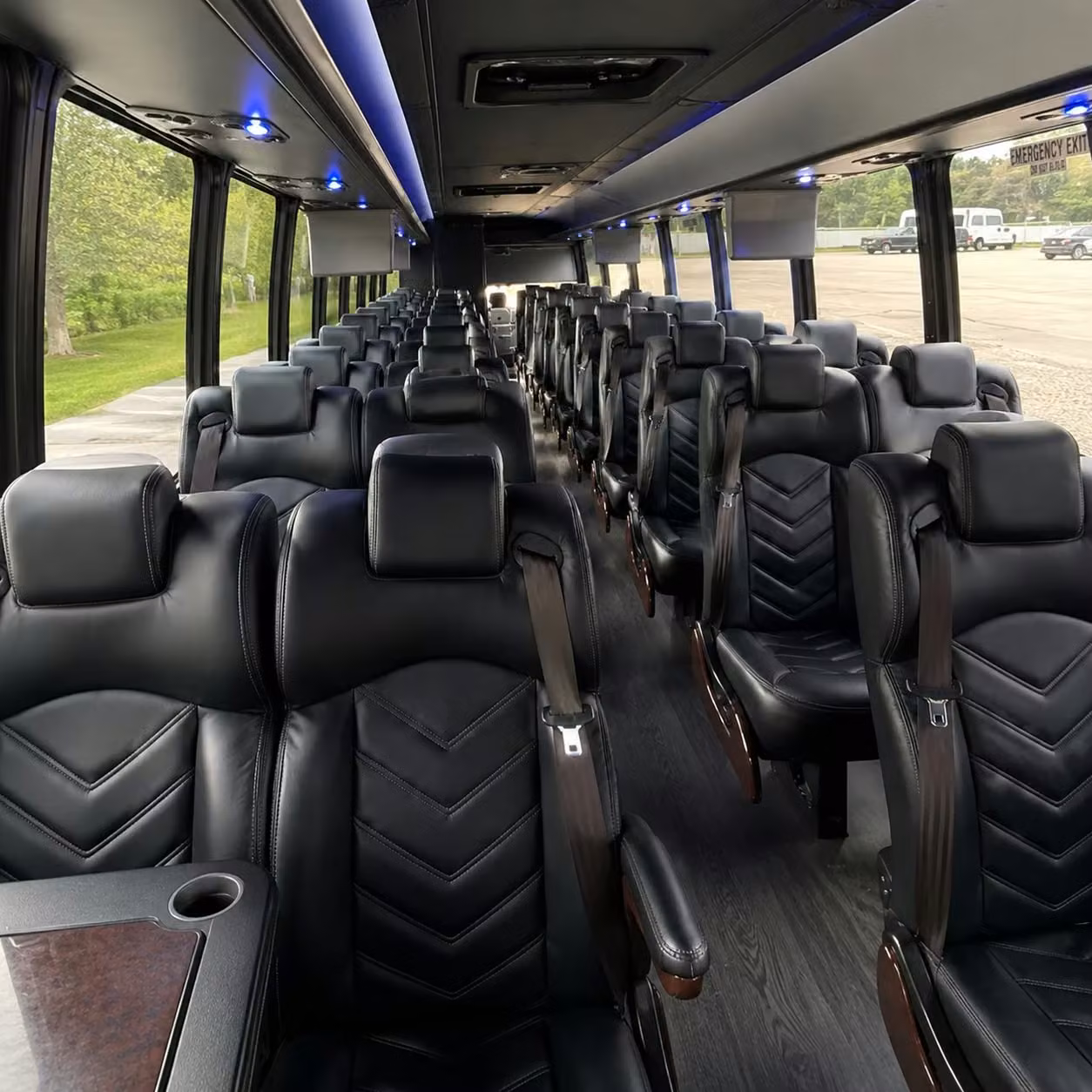 30 passenger minibus inside