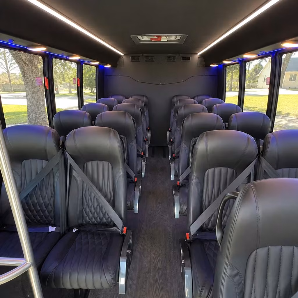 fort worth 28 passenger minibus rental
