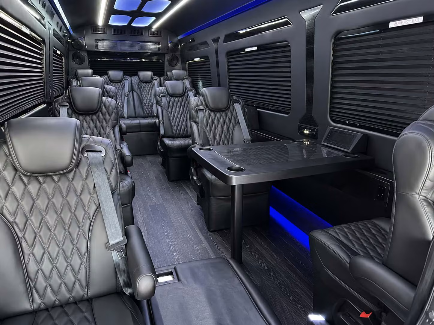 sprinter van with driver interior